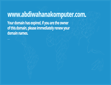 Tablet Screenshot of abdiwahanakomputer.com